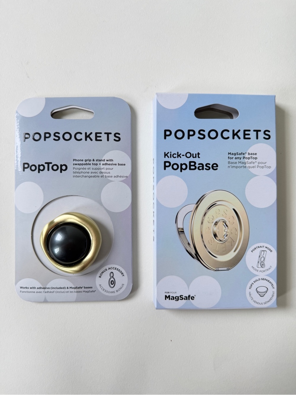 NEW IN BOX PopSockets MagSafe PopBase + PopTop Combo